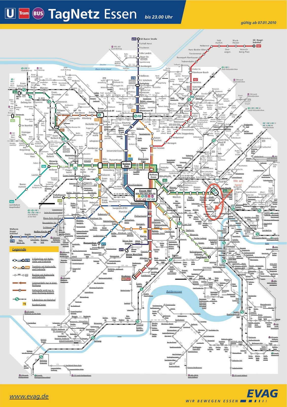 essen subway map